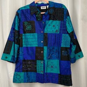 Chico’s‎ Silk Shacket or Top